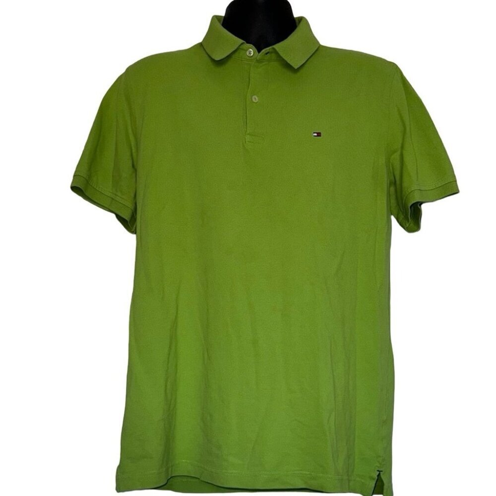 Men’s Lime Green Tommy Hilfiger Polo Shirt